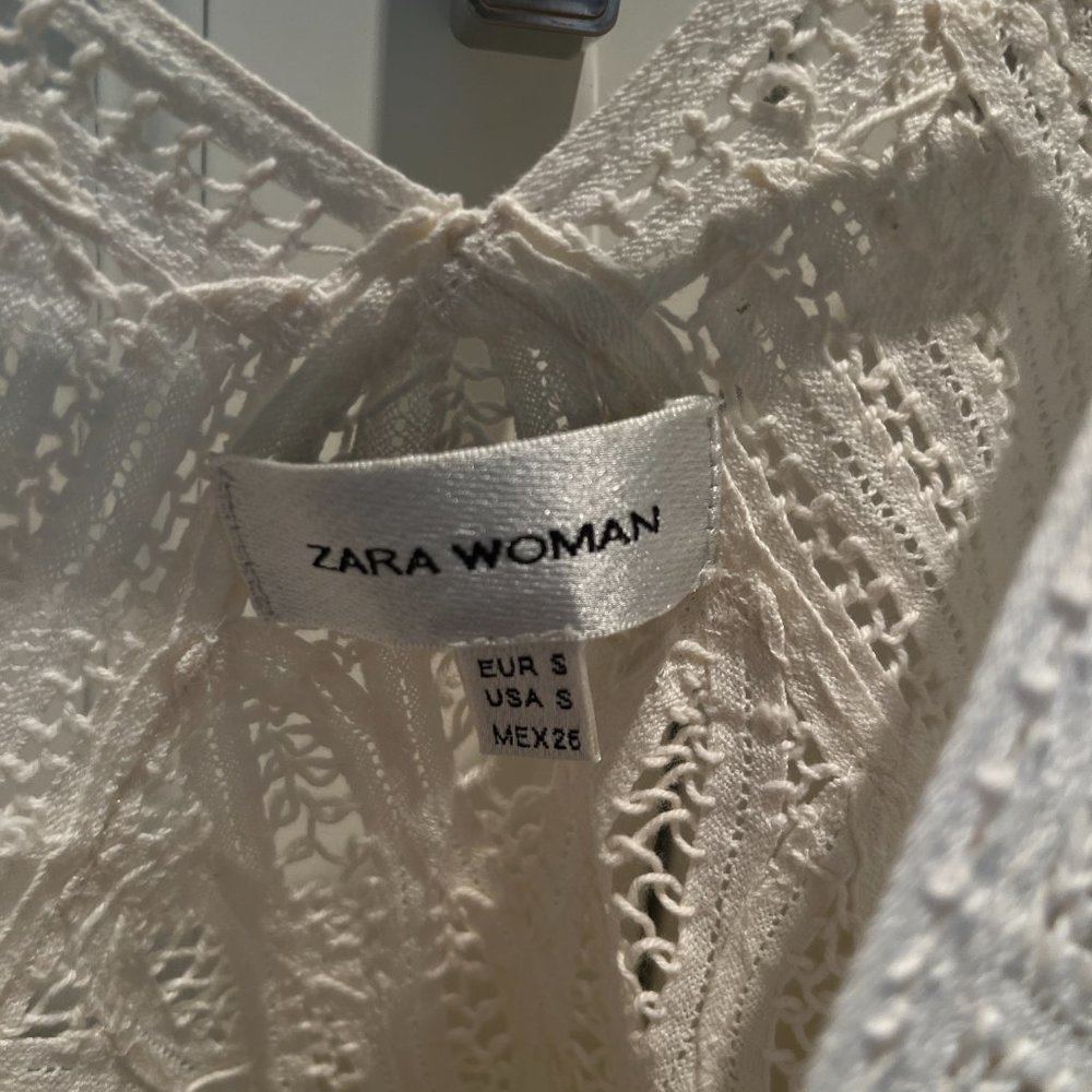 ZARA WOMAN crocheted top - small ladies - Picture 6 of 6